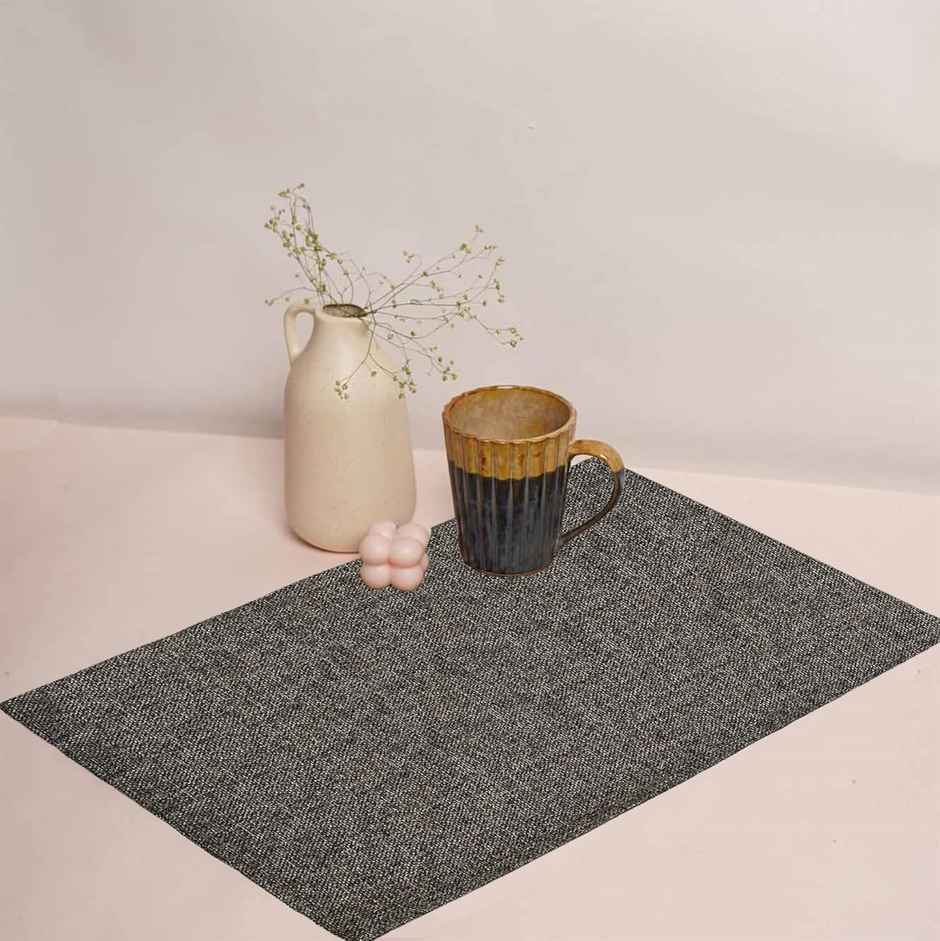 Lushomes Jute Table Mat - Brown | Jute Placemat | 12 x 18 inch