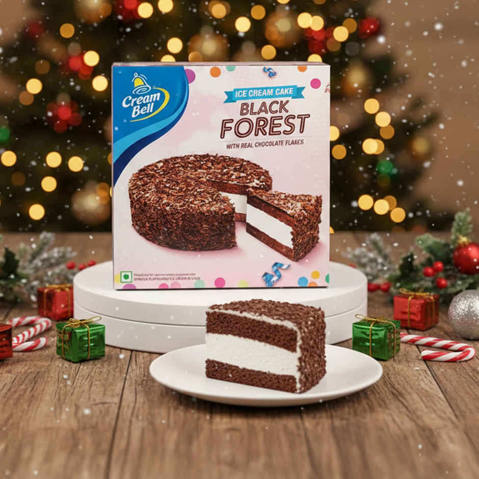 Creambell Black Forest Ice Cream Cake | Soft & Creamy