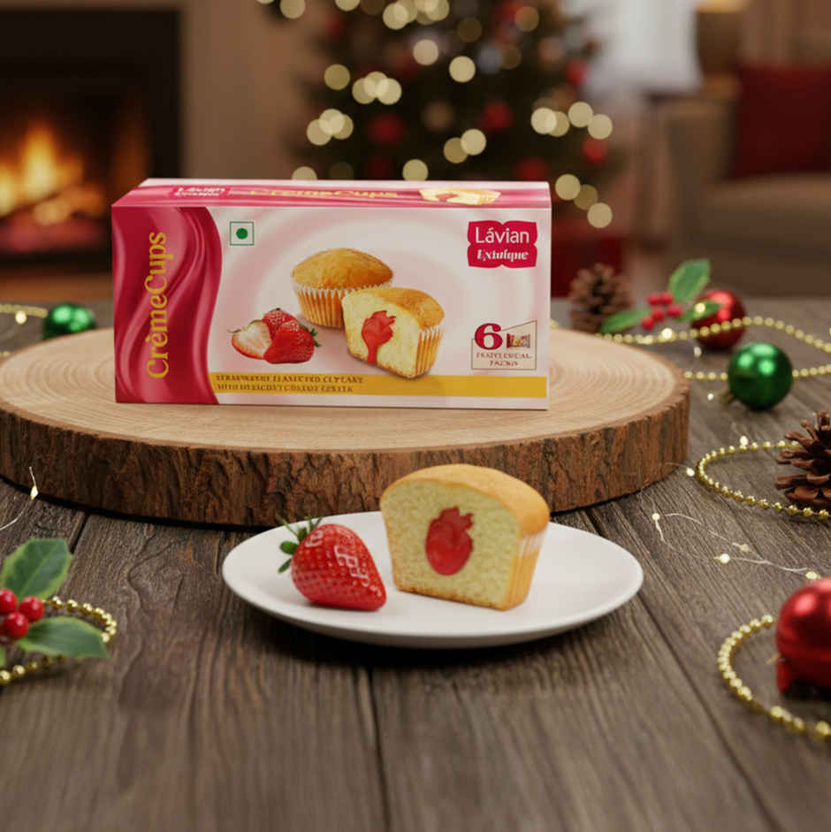 Lavian Exotique Creme Cups Strawberry | Dessert Delight