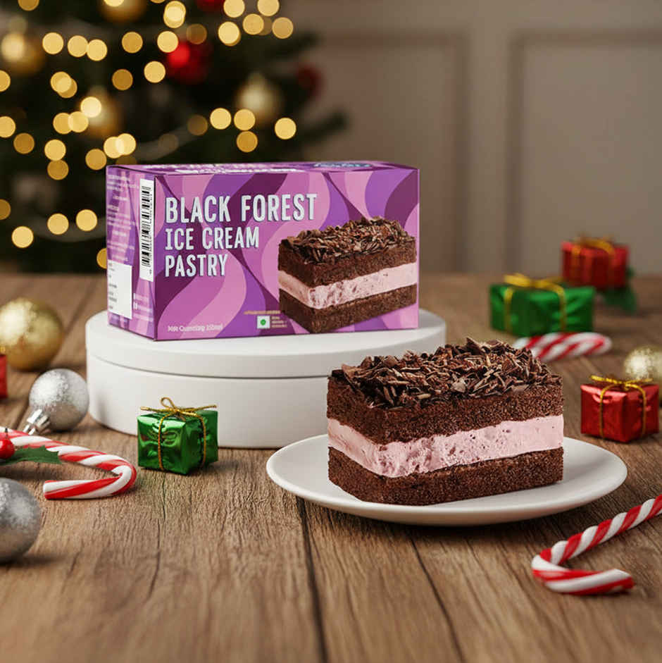 Get-A-Way Black Forest Ice Cream Pastry | Soft & Premium