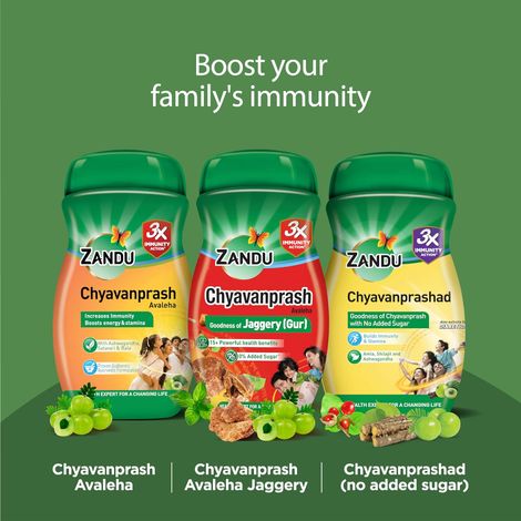 Zandu Chyawanprash Avaleha, Enriched with 39 Vital Ayurvedic Herbs