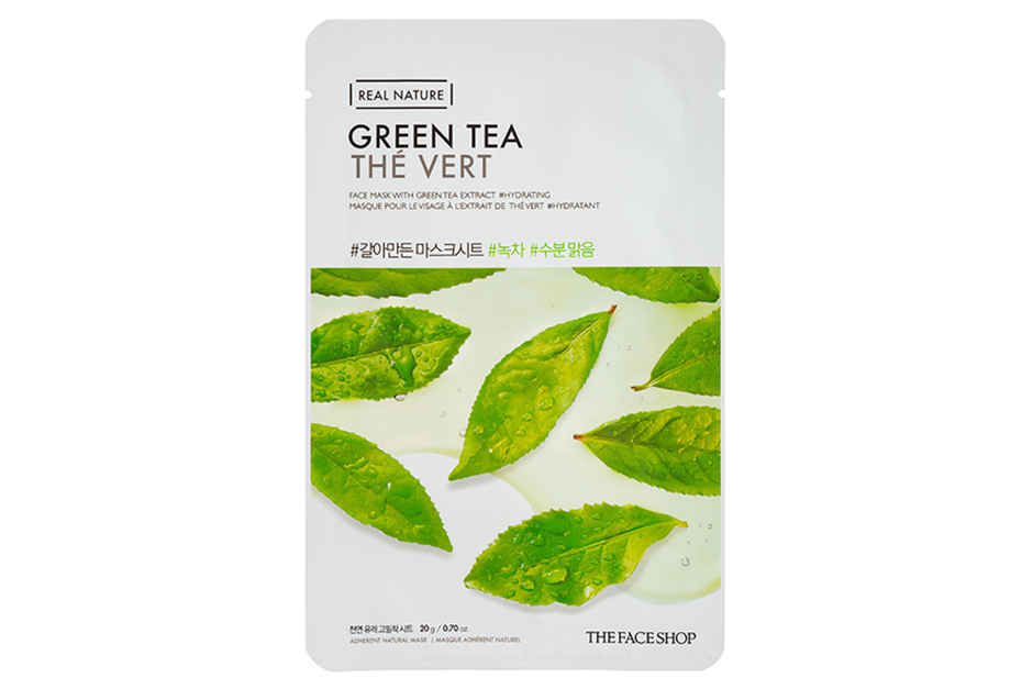 The Face Shop Real Nature Green Tea Face Mask (Sheet Mask)