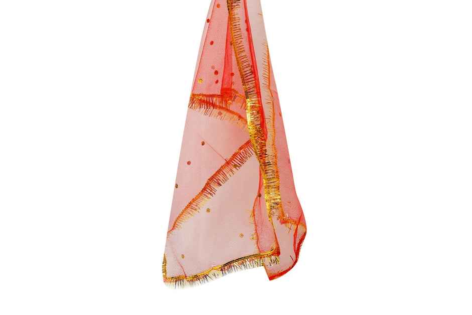Divine Vibes Mata Rani Chunri - Red | One Size