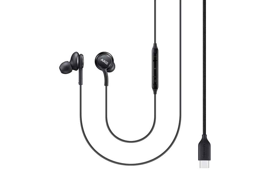 AKG Tuned IC100 Type C Connector Wired Earphones | 1 m Length | AKG-tuned for Superior Sound | Black