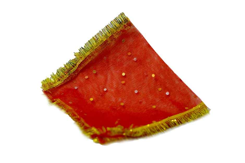 Divine Vibes Mata Rani Chunri - Red | One Size