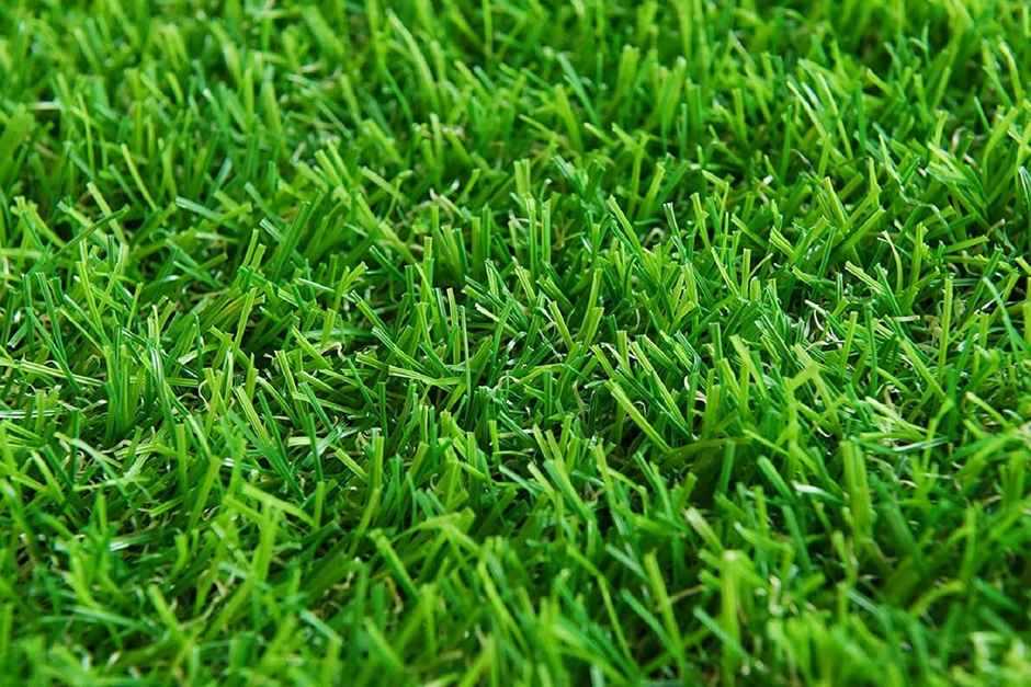 Kuber Industries 45mm Artificial Grass Plastic Turf Carpet Mat 16"x24" | Soft & Durable | Green