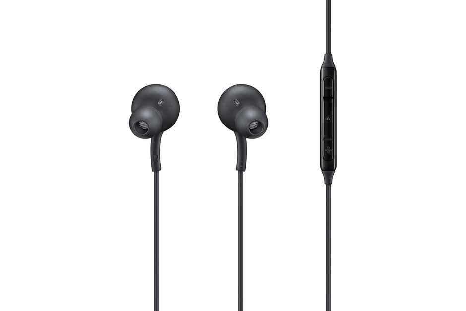 AKG Tuned IC100 Type C Connector Wired Earphones | 1 m Length | AKG-tuned for Superior Sound | Black
