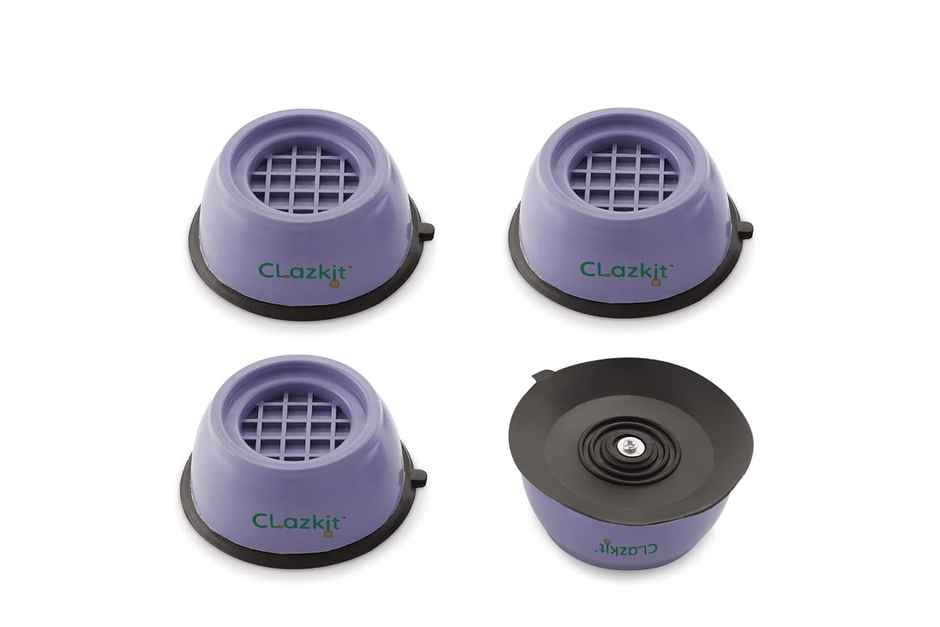 Clazkit Multi-Purpose Heavy Duty Stand Refrigerator/Washing MachineBlue | Pack of 4