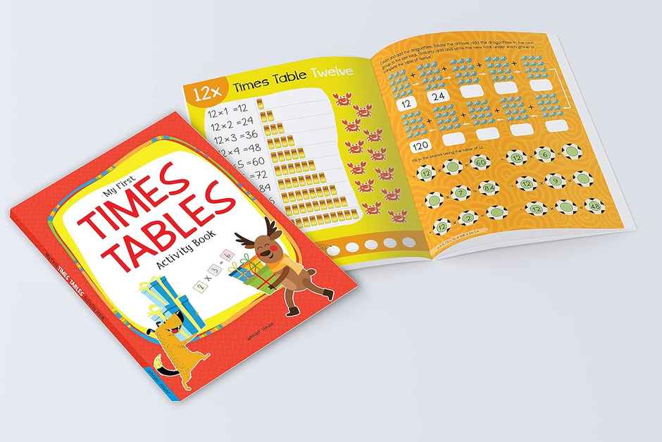My First Times Tables Activity Book Multiplication Tables from 1 - 20 for Children