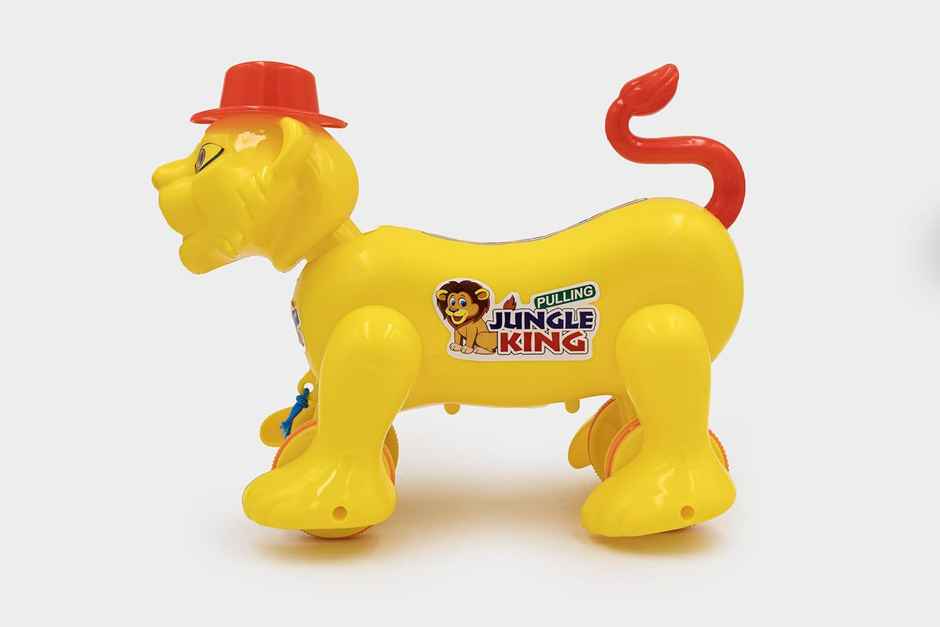 Toybharat Pulling Jungle King |Multicolour | 3-6 Years Kids | Birthday Gift |Pull Along Toy