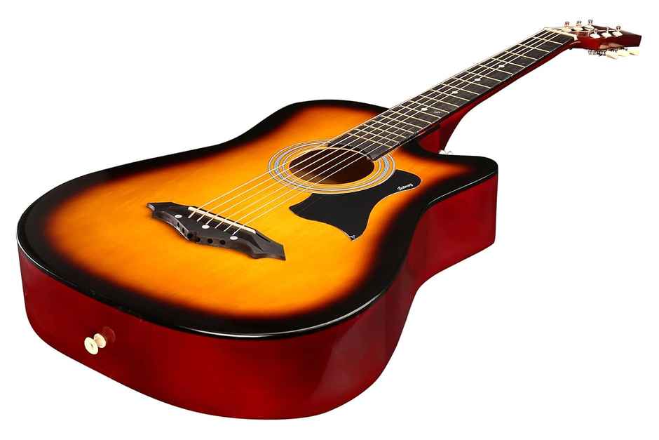Juarez Acoustic Guitar Kit, 38 Inch Cutaway, Jrz38C/3Ts Acoustic Guitar Kit, Sunburst)