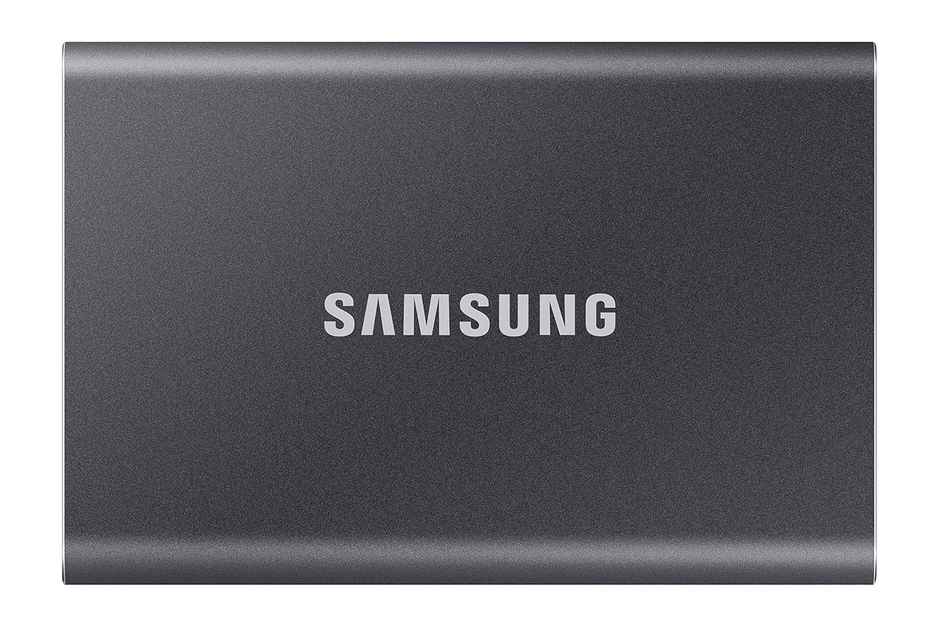 Samsung T7 1TB External Portable SSD | Grey | MU-PC1T0T