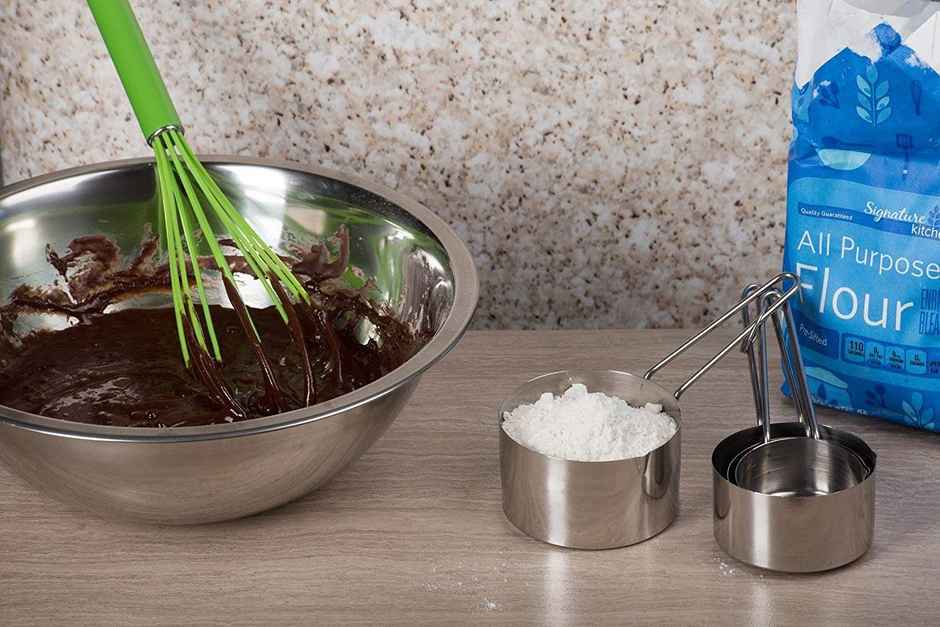 Stainless Steel Stackable Measuring Cups & Spoon Set Combo