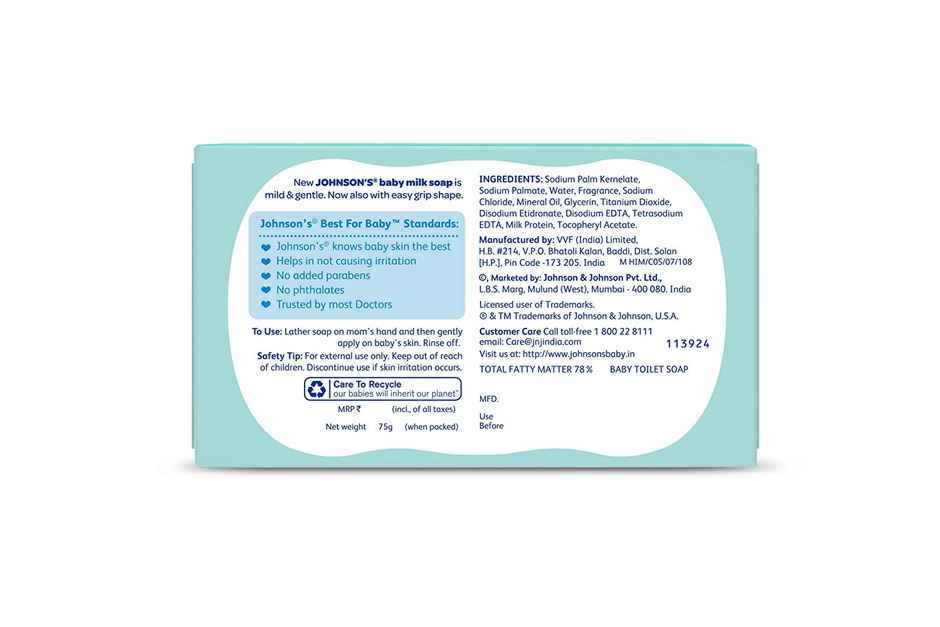 Johnson's Baby Milk Soap