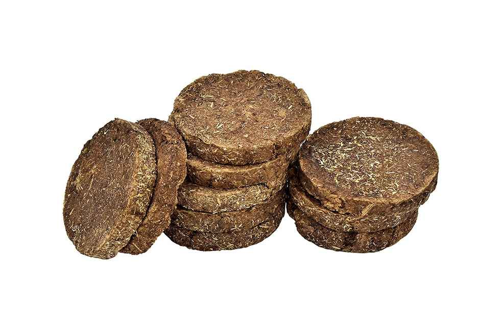 Divine Vibes Cow Dung Cake | Pack Of 9
