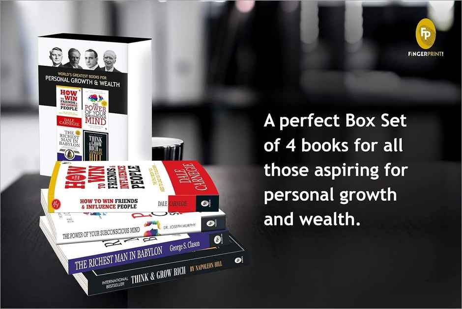 World's Greatest Books For Personal Growth & Wealth - Set Of 4 Books