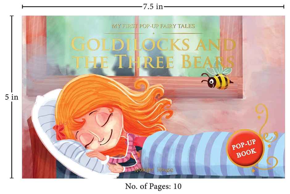 My First Pop-Up Fairy Tales - Goldilocks And The Three Bears Pop Up Books For Children