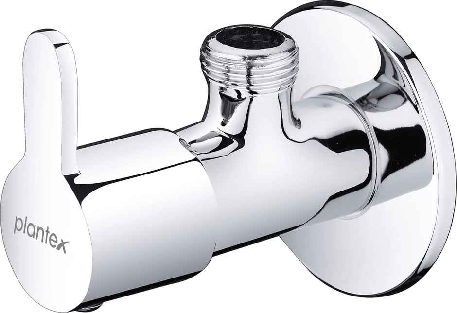 Plantex Pure Brass Angle Valve (Mirror-Chrome)