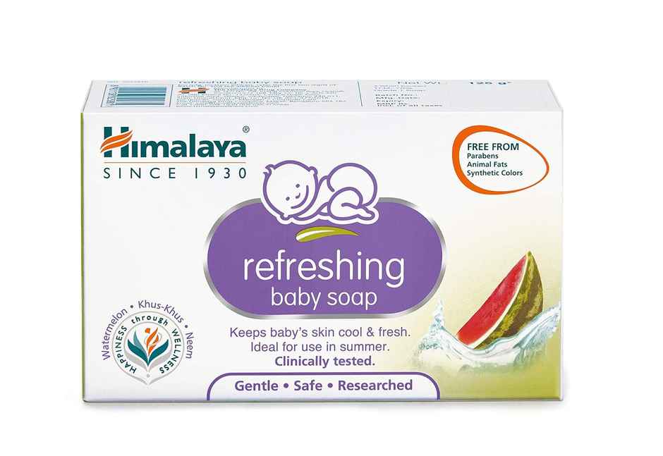 Himalaya Refreshing Baby Soap for Summers -| Helps Protect From Sweat & Irritation