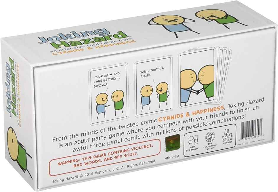 Awestuffs Joking Hazard Funny Comic Building Party Game for 3 to 10 Players Great for Game Night