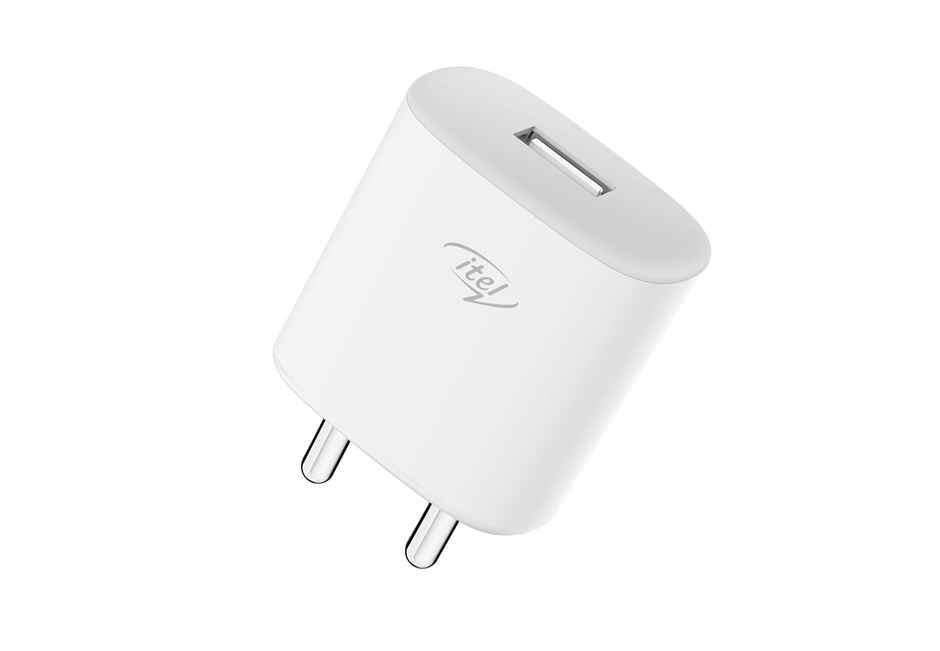 itel Icw-182Ic 18W Portable Charger | Fast Charging | Compact Design | Free Type-C Cable | White