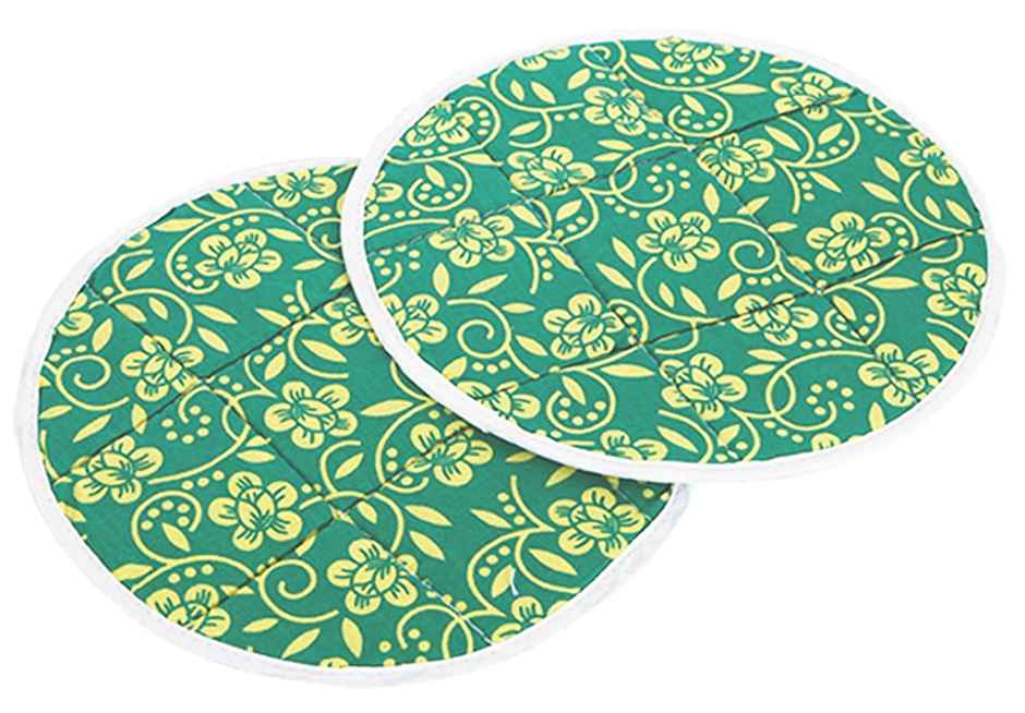 Kuber Industries Cotton 2 Pieces Set 1 Pc Top & 1 Pc Bottom Roti Cover (Assorted)