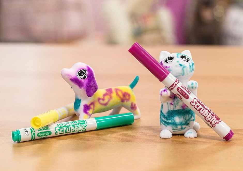 Crayola Scribble Scrubbie Pets, Cats, Kids Toys, Gift for Girls & Boys, Age 3, 4, 5, 6