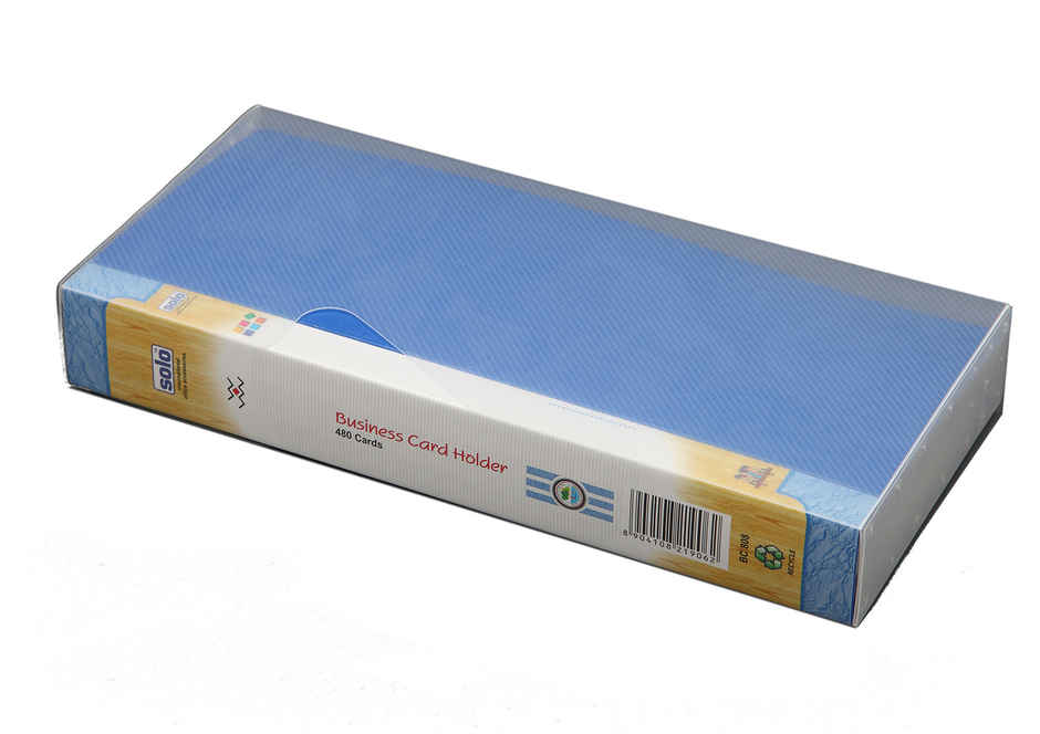 Solo Business Card Holder With Cover Jacket - 480 Pockets