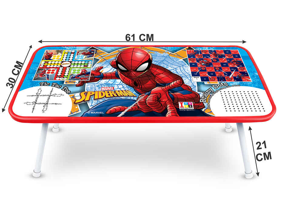 ITOYS Spiderman Foldable Ludo Kids Table