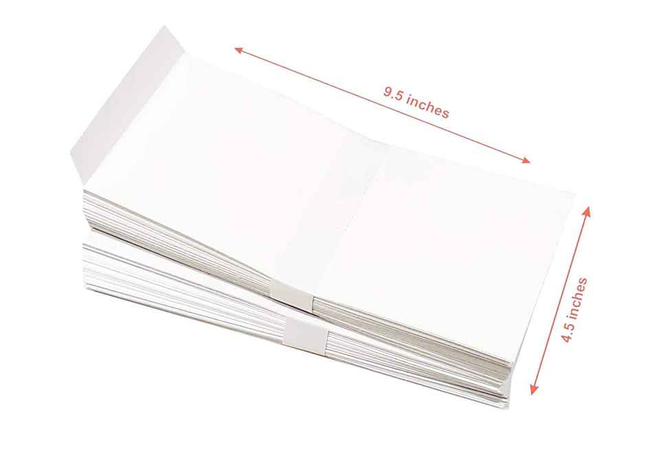 Paperbees White Envelope | Size 9 point 5inch 4 point 5inch | Thickness 100 GSM