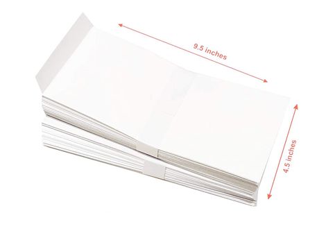 White Letter Size Envelope 9.5 x 4.5 Inch