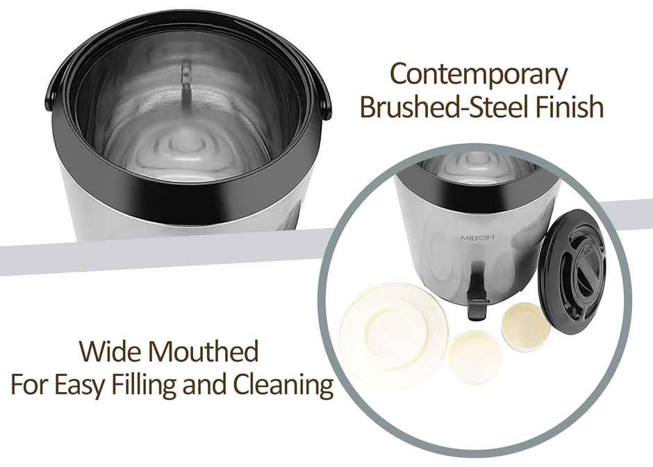 Milton Stellar 5 Thermosteel Water Jug | 4.6 Litres | Silver