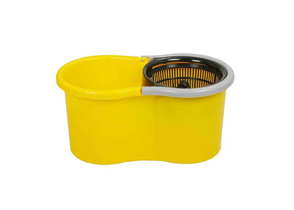 Esquire Elegant 360 Spin Bucket Mop Set With Additional Refill - Yellow Color