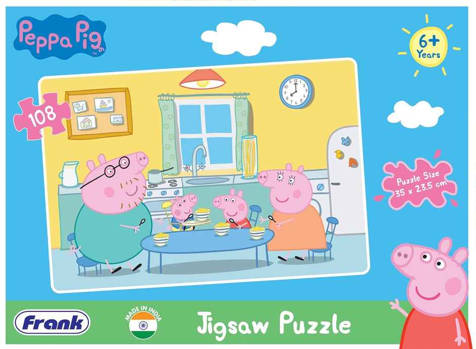 Frank Peppa Pig - 108 Pieces Jigsaw Puzzle