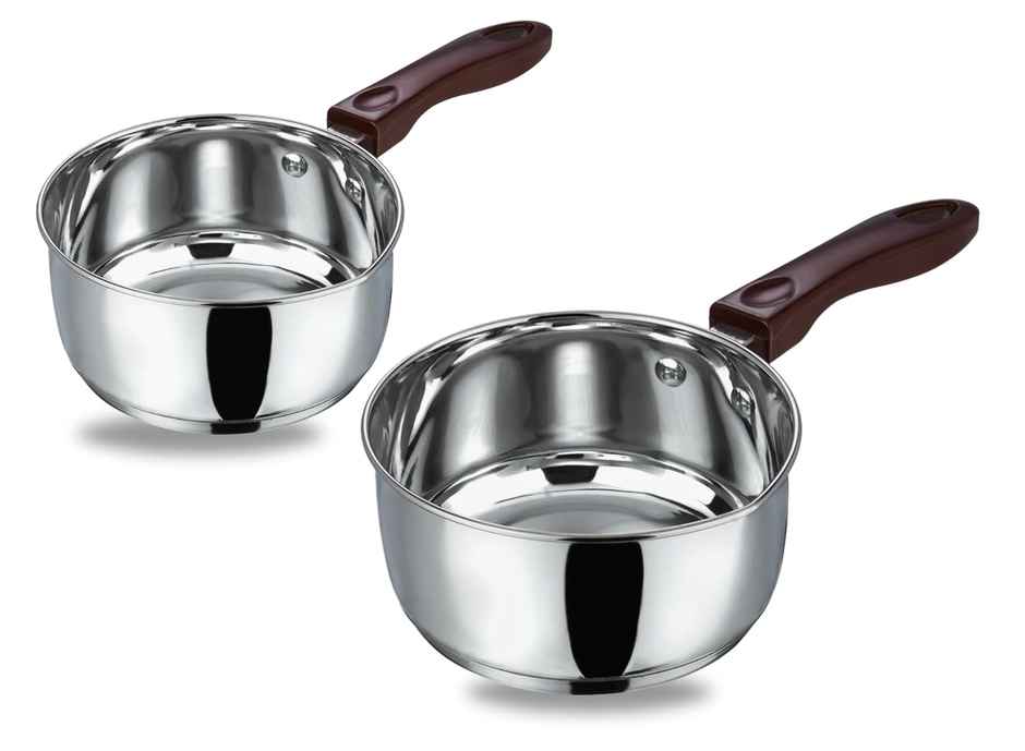 Vinod 2Pc Milkpan Set 1 L & 1.6 L (Induction Friendly)