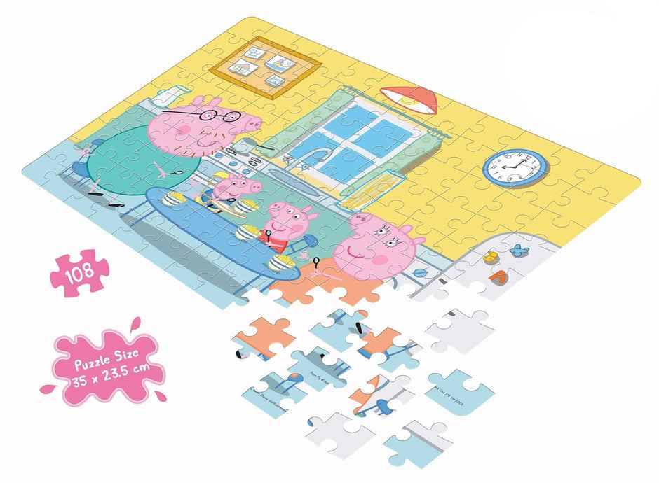 Frank Peppa Pig - 108 Pieces Jigsaw Puzzle
