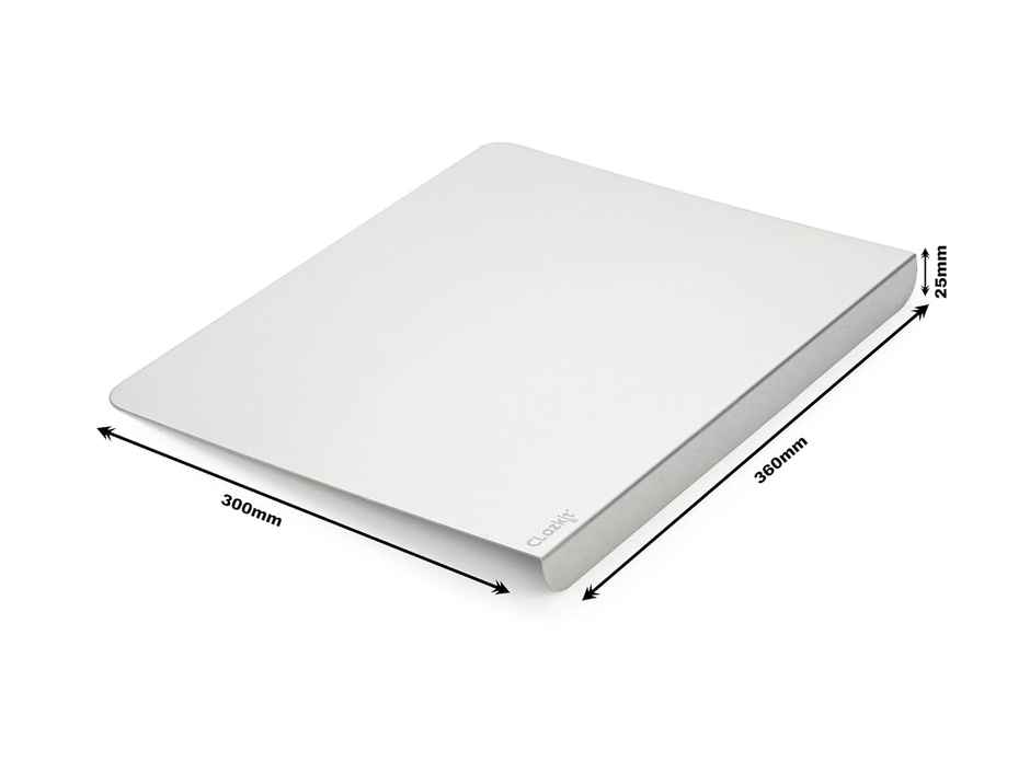 Clazkit Counter Top Stainless Steel Chopping Cutting Board (360 x 300 x 1 (+25)