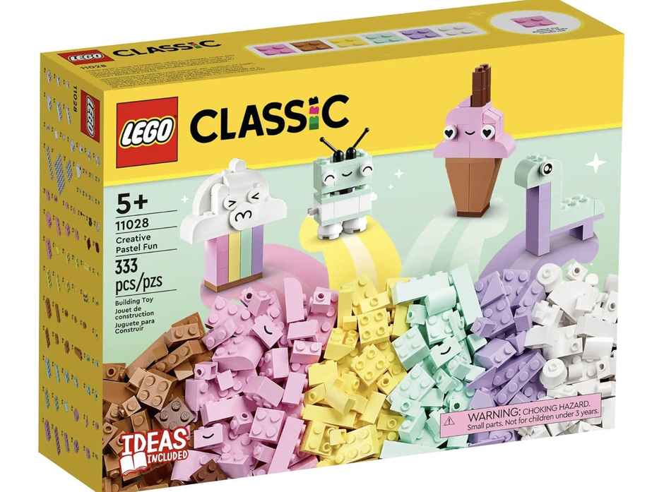 Lego Classic Creative Pastel Fun Building Toy Set (333 Pieces)