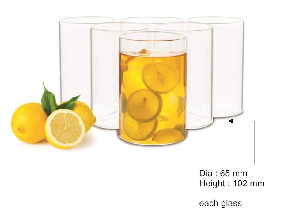 SignoraWare Ilusion Glass Regular (Set/6) 1901Clear