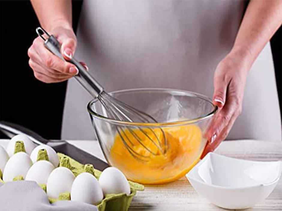 Jensons Stainless Steel Egg Wisk Combo | 25cm and 21 cm