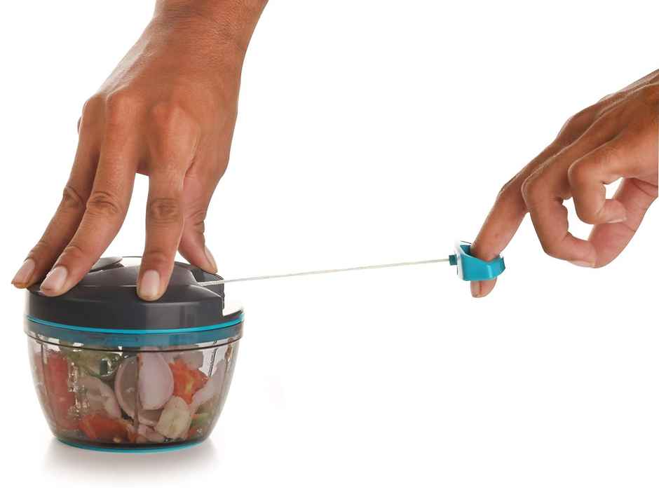 Quick Chopper with 3 Steel Blade, 500ml, 7001 Dark Cocoa