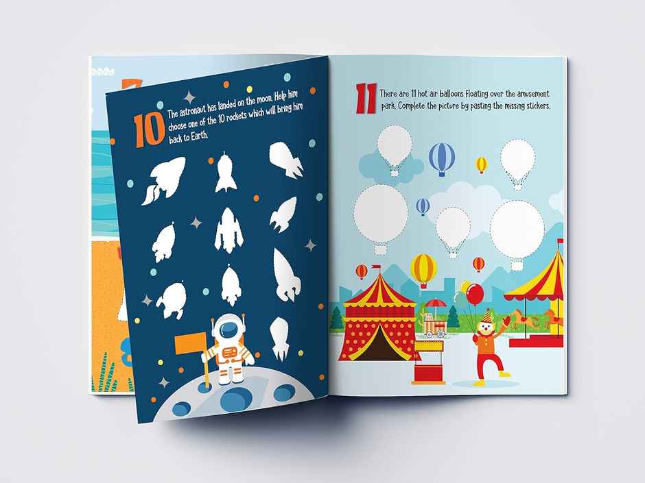 My First Numbers Sticker Book- Exciting Sticker Book with 100 Stickers