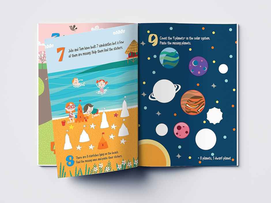 My First Numbers Sticker Book- Exciting Sticker Book with 100 Stickers