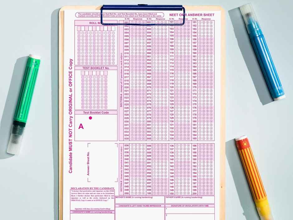 Paperbees OMR Sheet |100 MCQ's | OMR Sheet for Practice | A4 Size - 70 GSM Paper