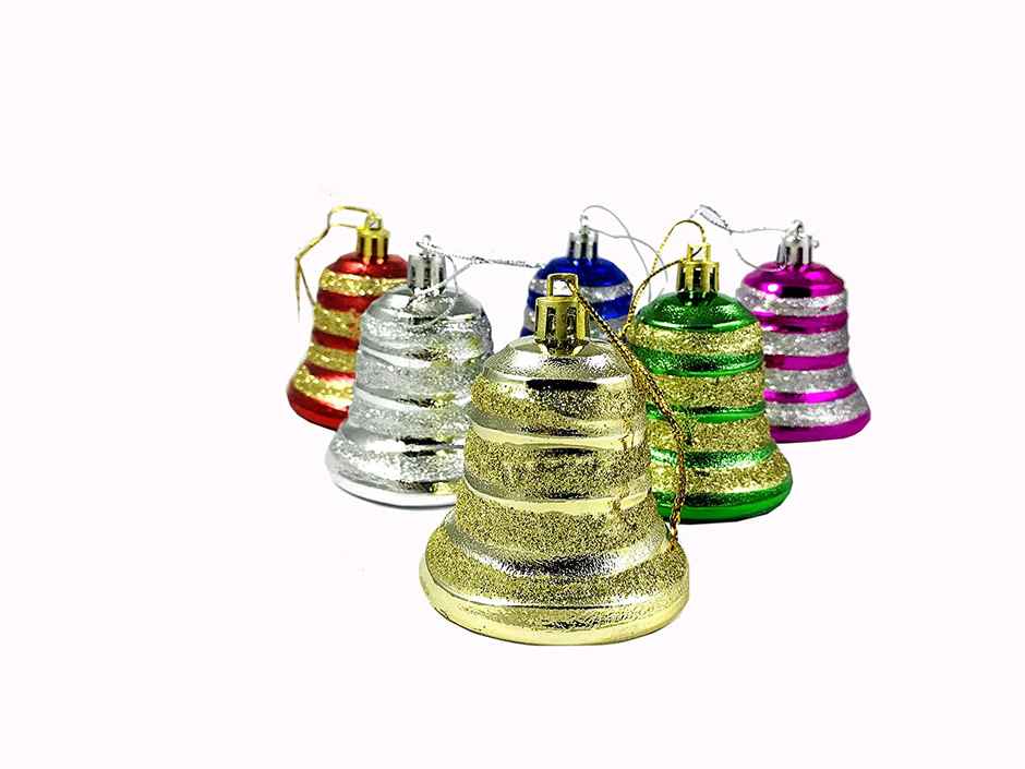 Key Tree Bells Christmas Glitter Bells For Tree Decoration - Buy at ₹102 Online ...