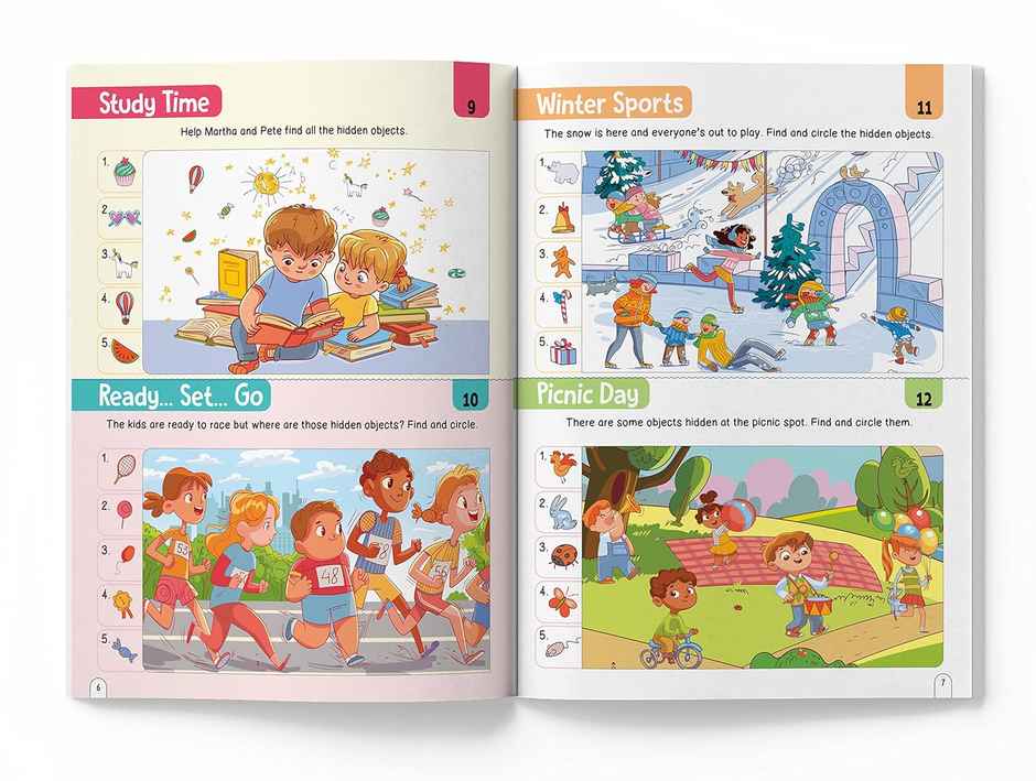 101 Spot the Hidden Objects Activity Book