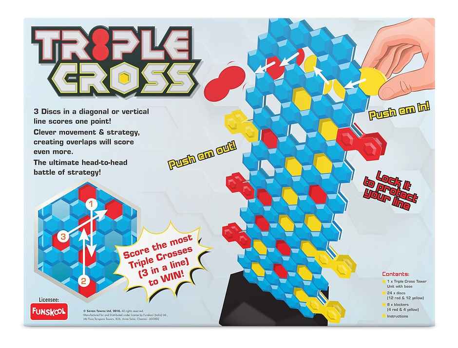Funskool Games Triple Cross