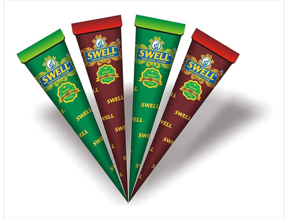 Swell Henna Mehendi Cone 40g Combo
