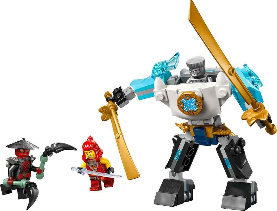 LEGO NINJAGO Zaneos Battle Suit Mech Pretend Play Toy Set 71827 Building Blocks Toys