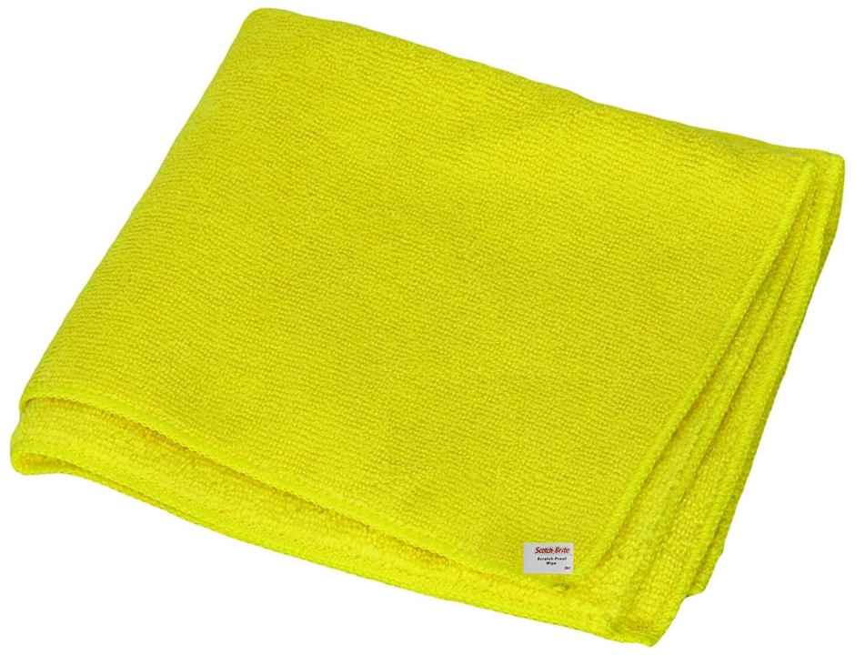 3M Car Care Microfiber Car Cleaning Cloth - Yellow | 30 x 35 cm